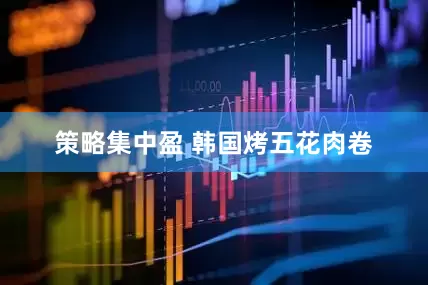 策略集中盈 韩国烤五花肉卷